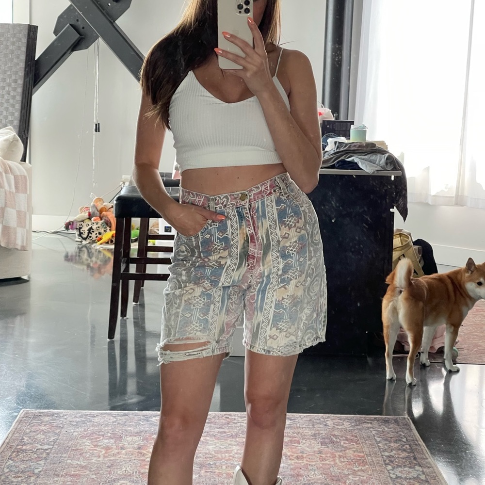 Vintage distressed shorts